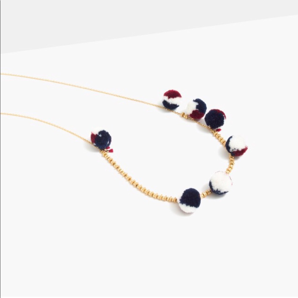 Madewell Jubilate Pom Pom Necklace
